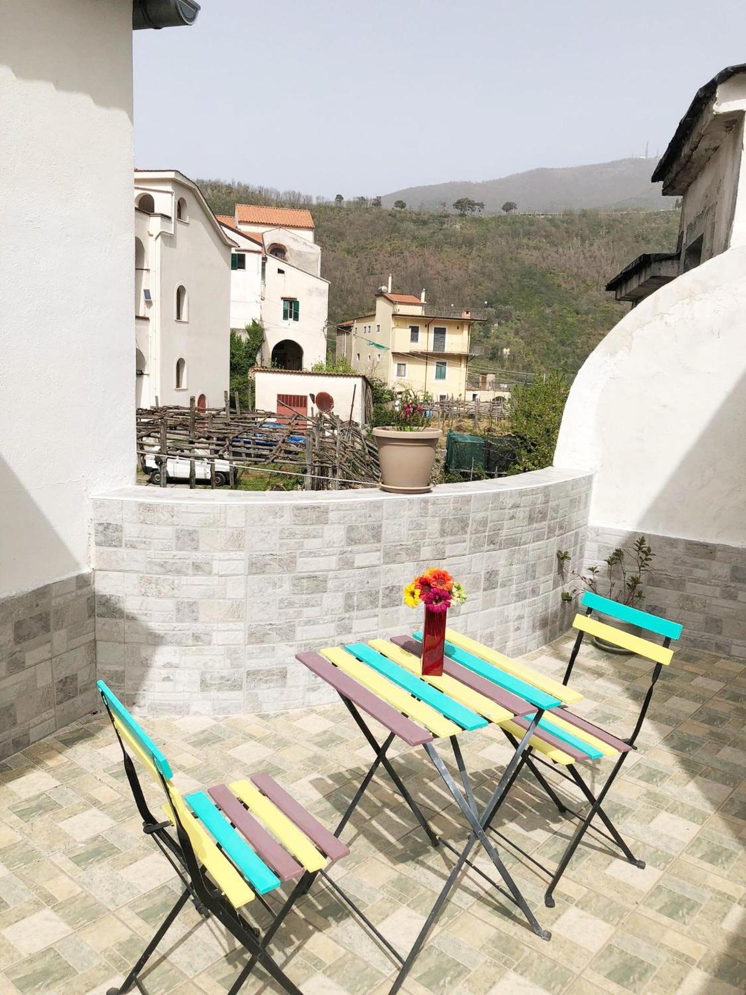 Amalfi Coast Casa Vacanze Marino Tramonti Eksteriør billede